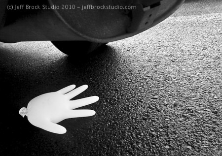 Photo 365 #3 – A Hand Under the Tailpipe